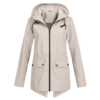 Veste de pluie femme automne élégante imperméable