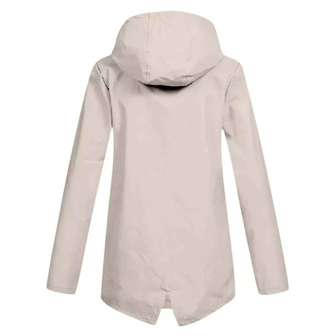 Herbst Regenjacke Damen Elegant Wasserfest - IdealeKleiden