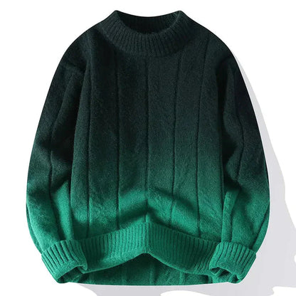 Pull en maille bicolore homme moderne