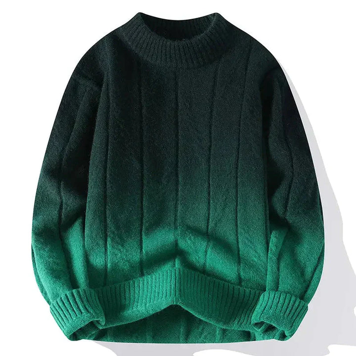 Pull en maille bicolore homme moderne