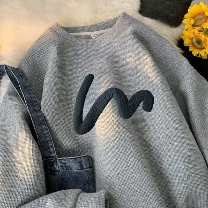 Pull Homme Motif Vagues Tendance