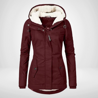 Veste d'hiver femme Capuche Polaire Isolée