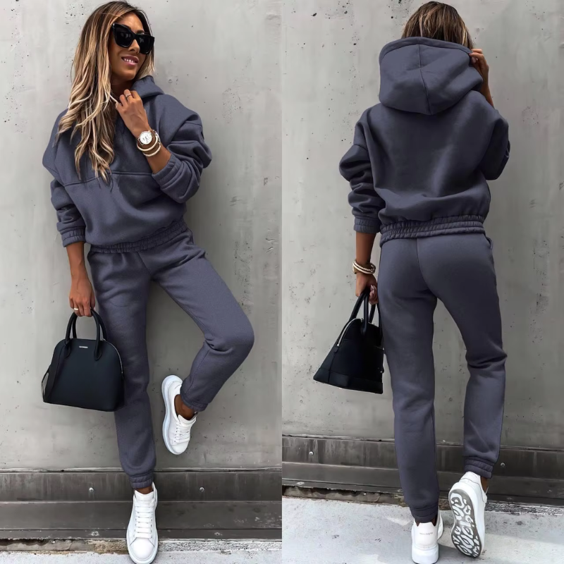 Ensemble de survêtement d'hiver chaud pour femme