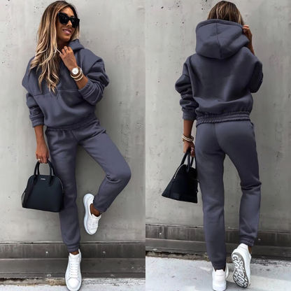 Ensemble de survêtement d'hiver chaud pour femme