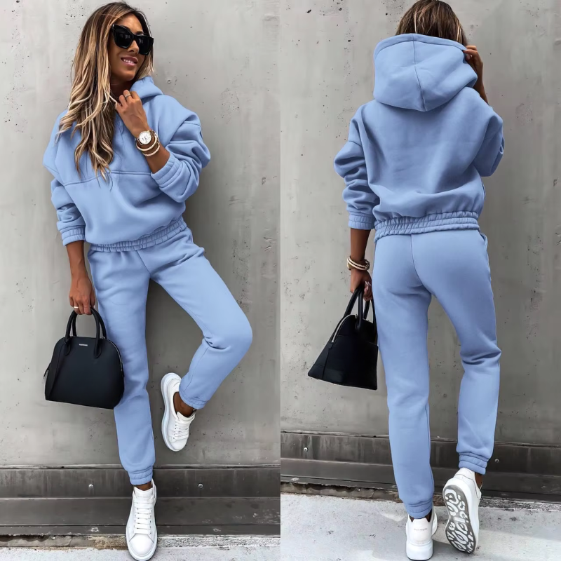 Ensemble de survêtement d'hiver chaud pour femme