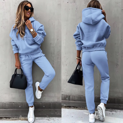 Ensemble de survêtement d'hiver chaud pour femme