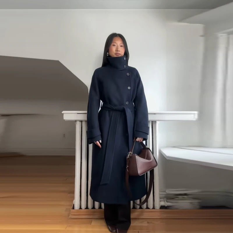 Trench-coat d'hiver pour femme Élégant Chaud