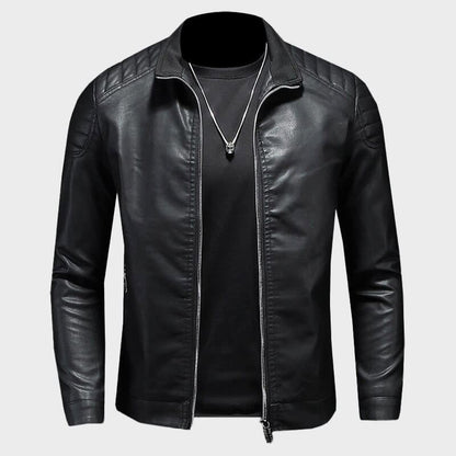 Blouson en cuir élégant style Grant Maverick