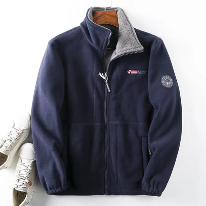 Warme Fleece Sherpa Jacke Winter - IdealeKleiden