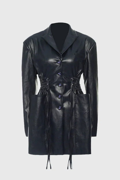 Longue veste pour femmes avec poches
