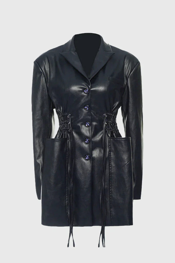 Longue veste pour femmes avec poches