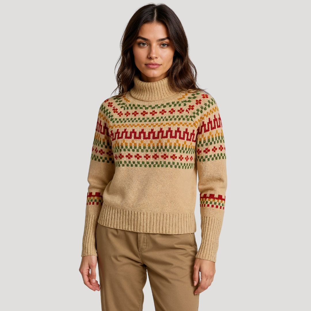 Pull en maille Col roulé Chaud Hivernal