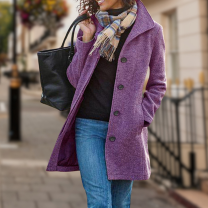 Manteau élégant pour femme style luxe