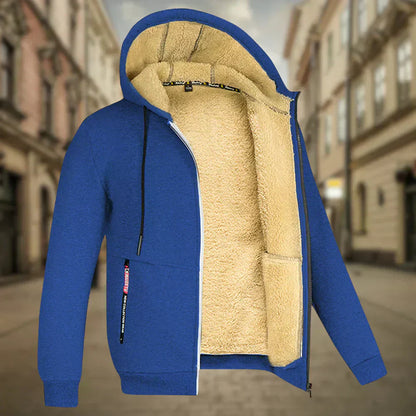 Veste polaire chaude pour homme Hiver