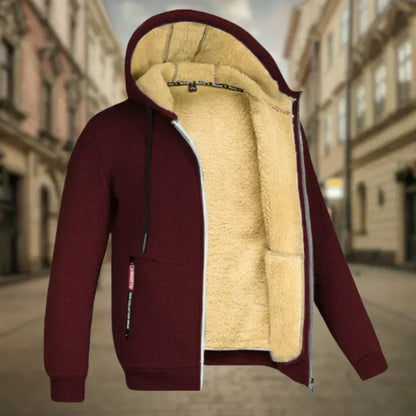 Veste polaire chaude pour homme Hiver