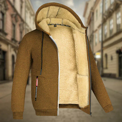 Veste polaire chaude pour homme Hiver