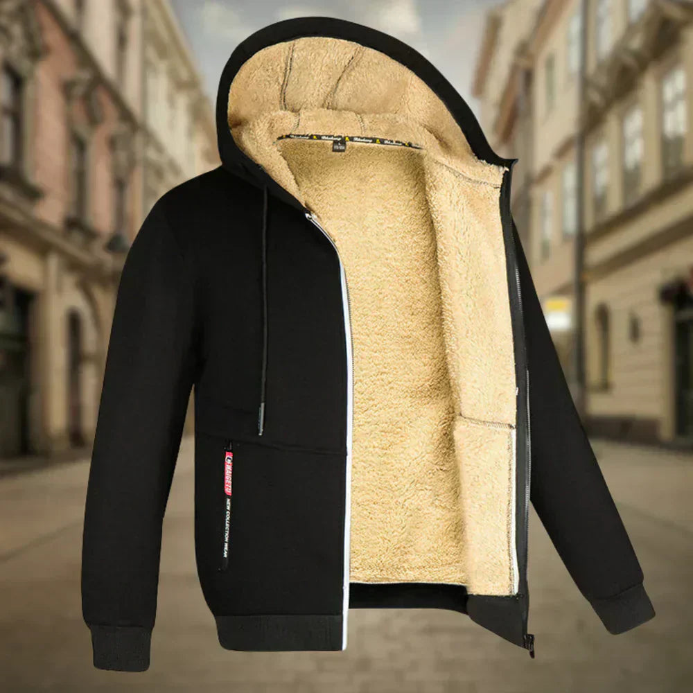 Veste polaire chaude pour homme Hiver
