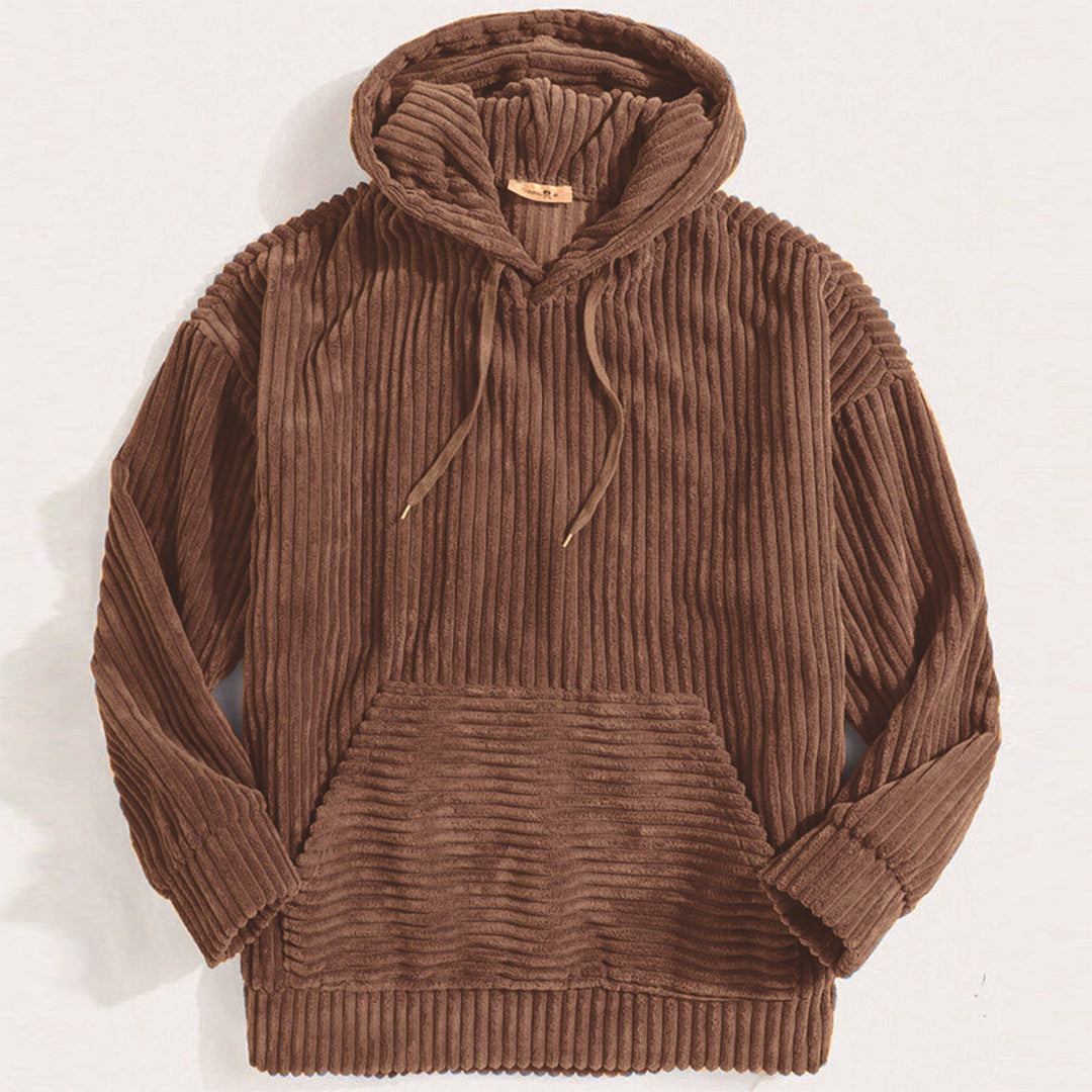 Sweat à capuche polaire chaud pour homme