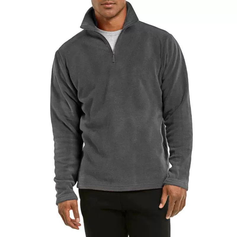 Pull polaire homme fermeture éclair