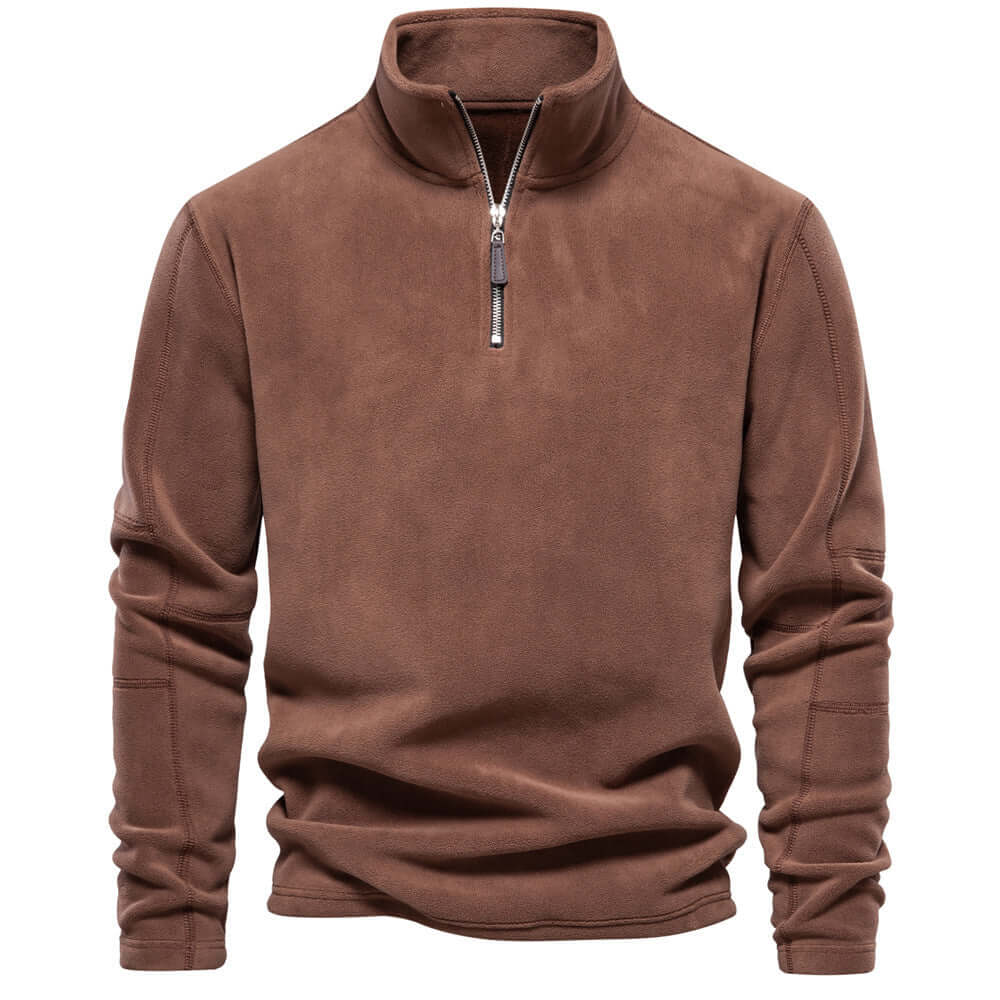 Polaire homme à demi-zip