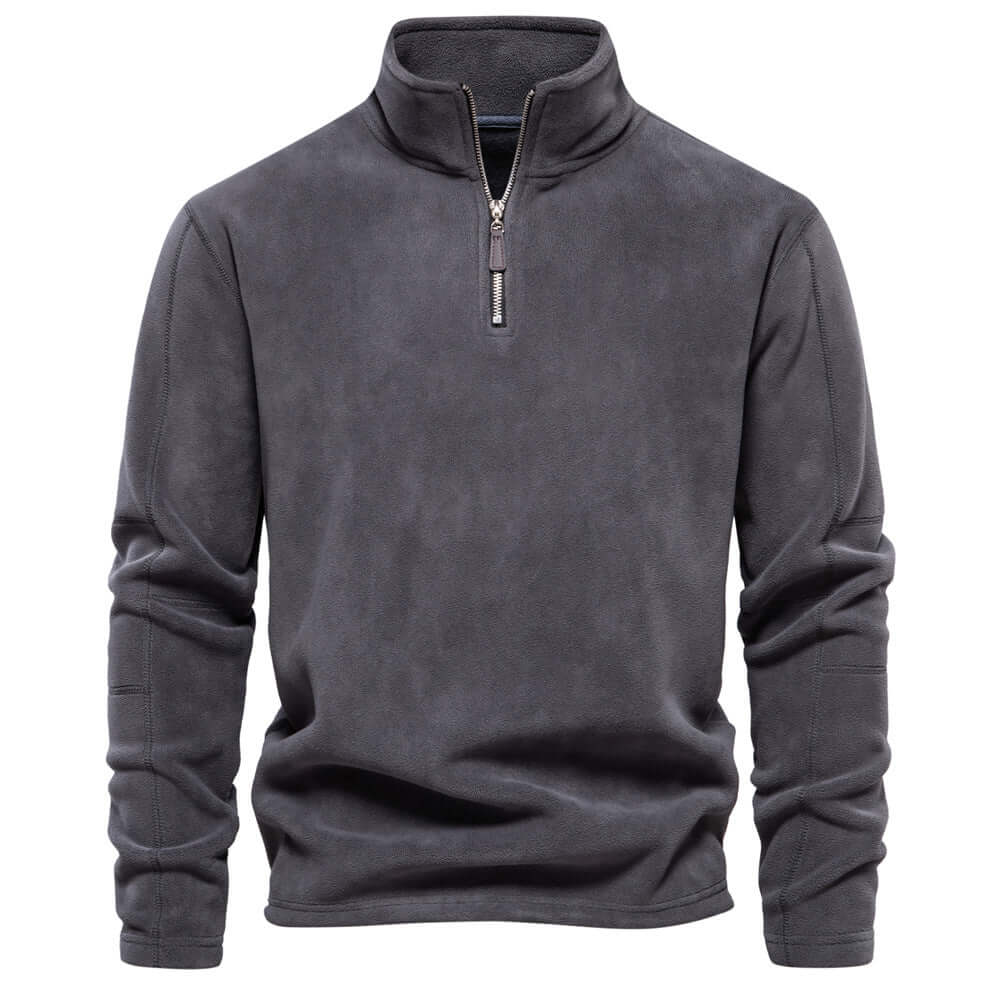 Polaire homme à demi-zip
