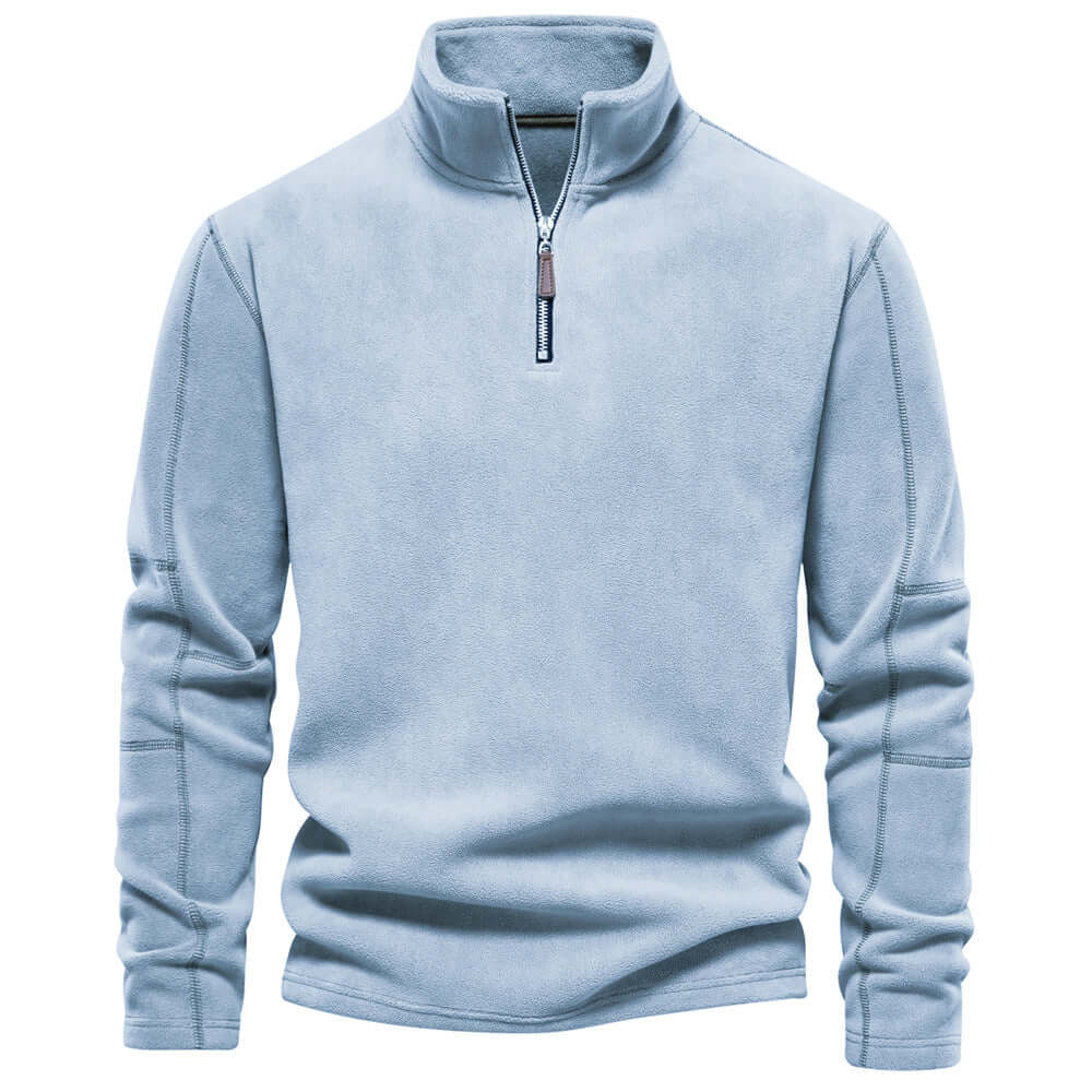 Polaire homme à demi-zip