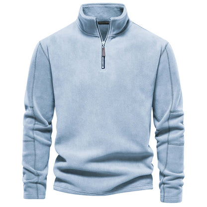 Polaire homme à demi-zip