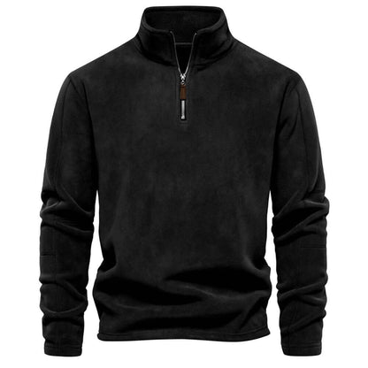 Polaire homme à demi-zip