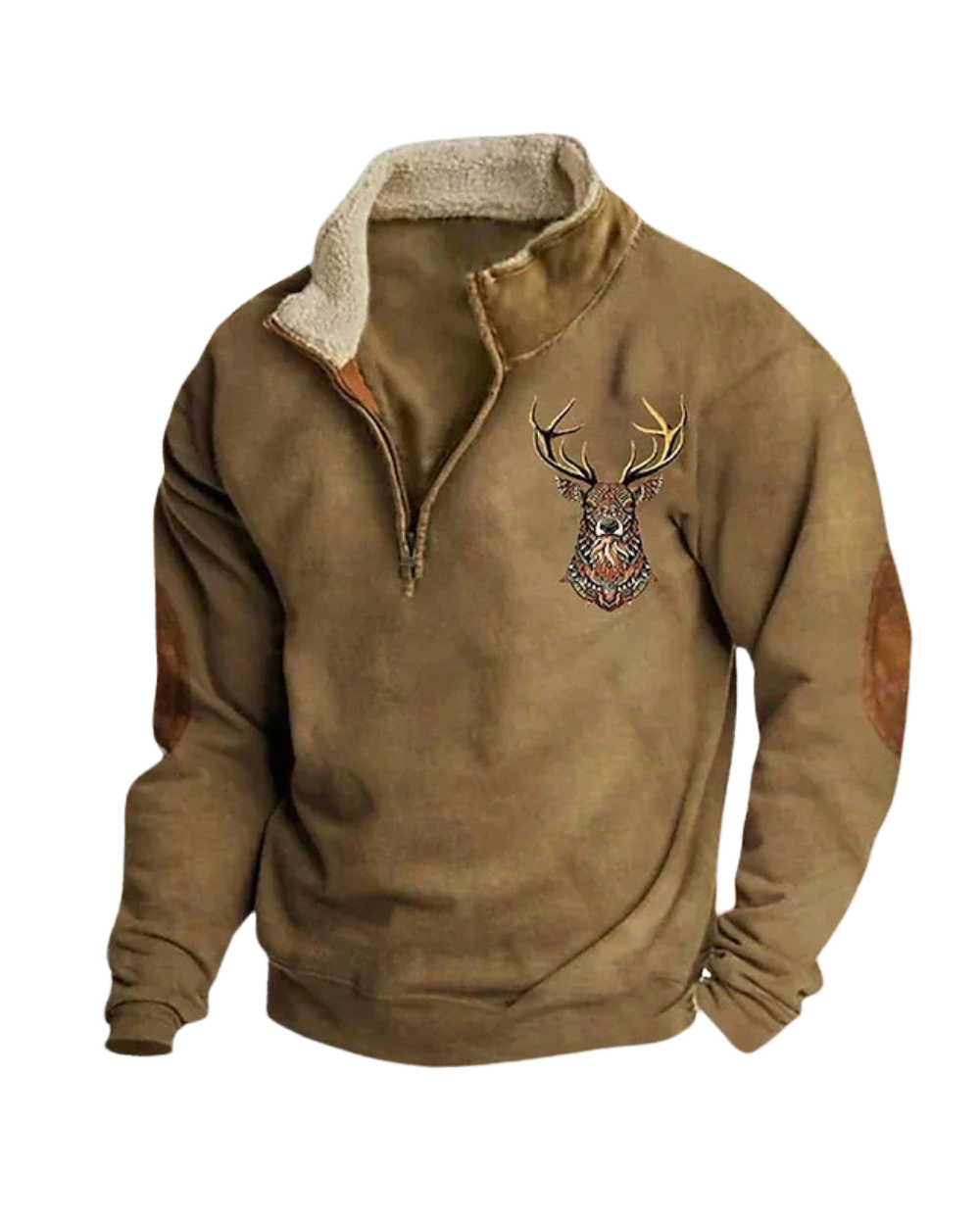 Wärmer Fleece Pullover Herren Winter - IdealeKleiden