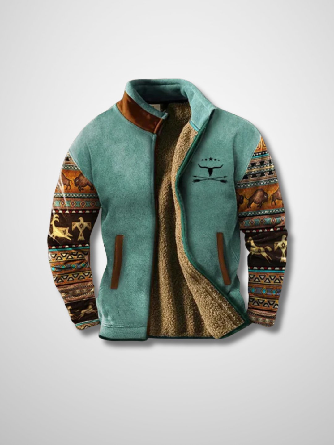 Veste polaire homme chaude Sherpa veste d'hiver