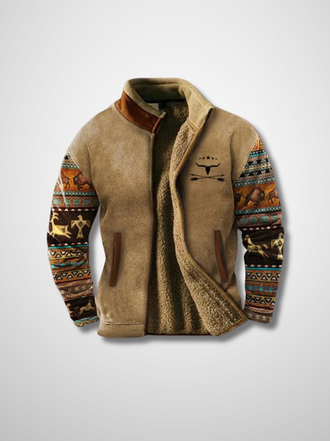 Veste polaire homme chaude Sherpa veste d'hiver