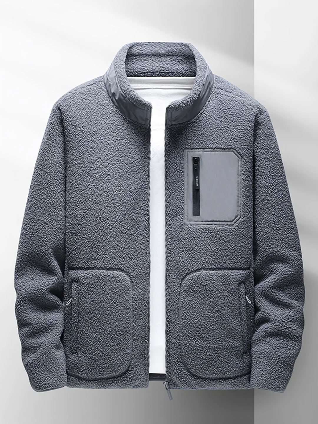 Polaire homme chaude zippée
