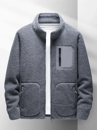 Polaire homme chaude zippée