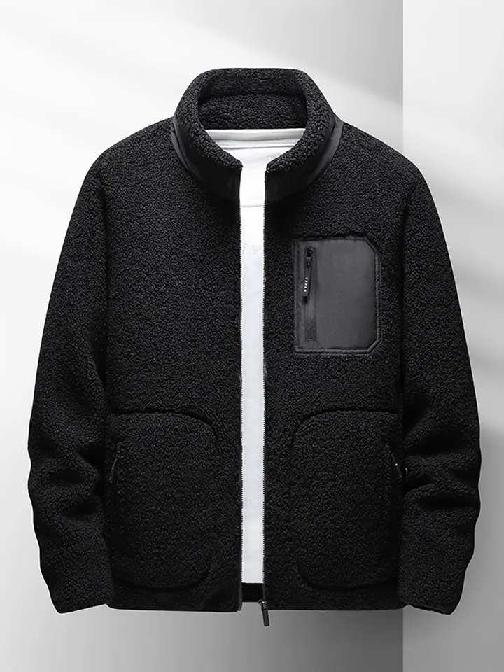 Polaire homme chaude zippée