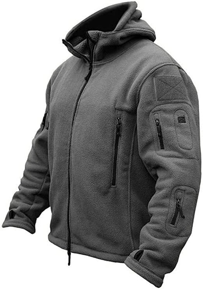 Veste polaire homme hiver chaud fermeture éclair