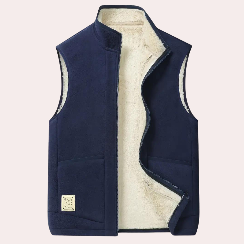 Gilet polaire pour hommes chaud et isolant
