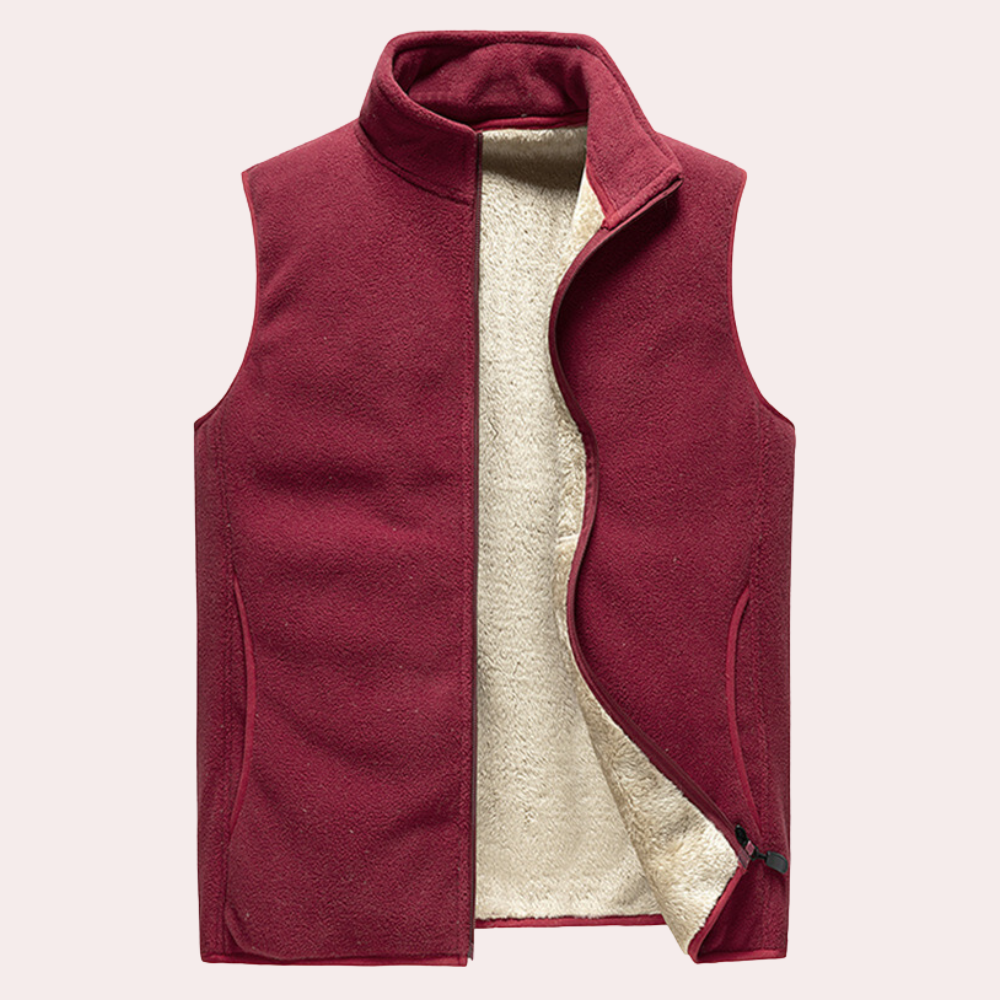 Gilet polaire pour hommes chaud et isolant