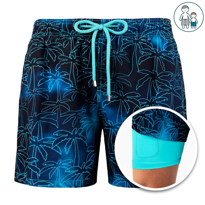 Short de bain court