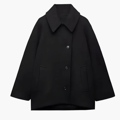 Manteau d'hiver femme, coupe longue oversize