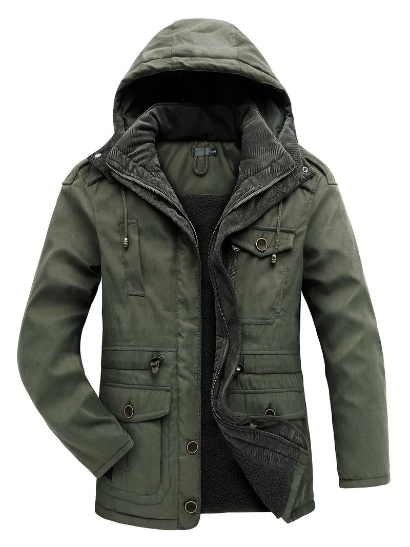 Parka d'hiver homme chaud et isolant