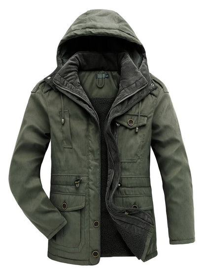 Parka d'hiver homme chaud et isolant