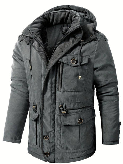 Parka d'hiver homme chaud et isolant