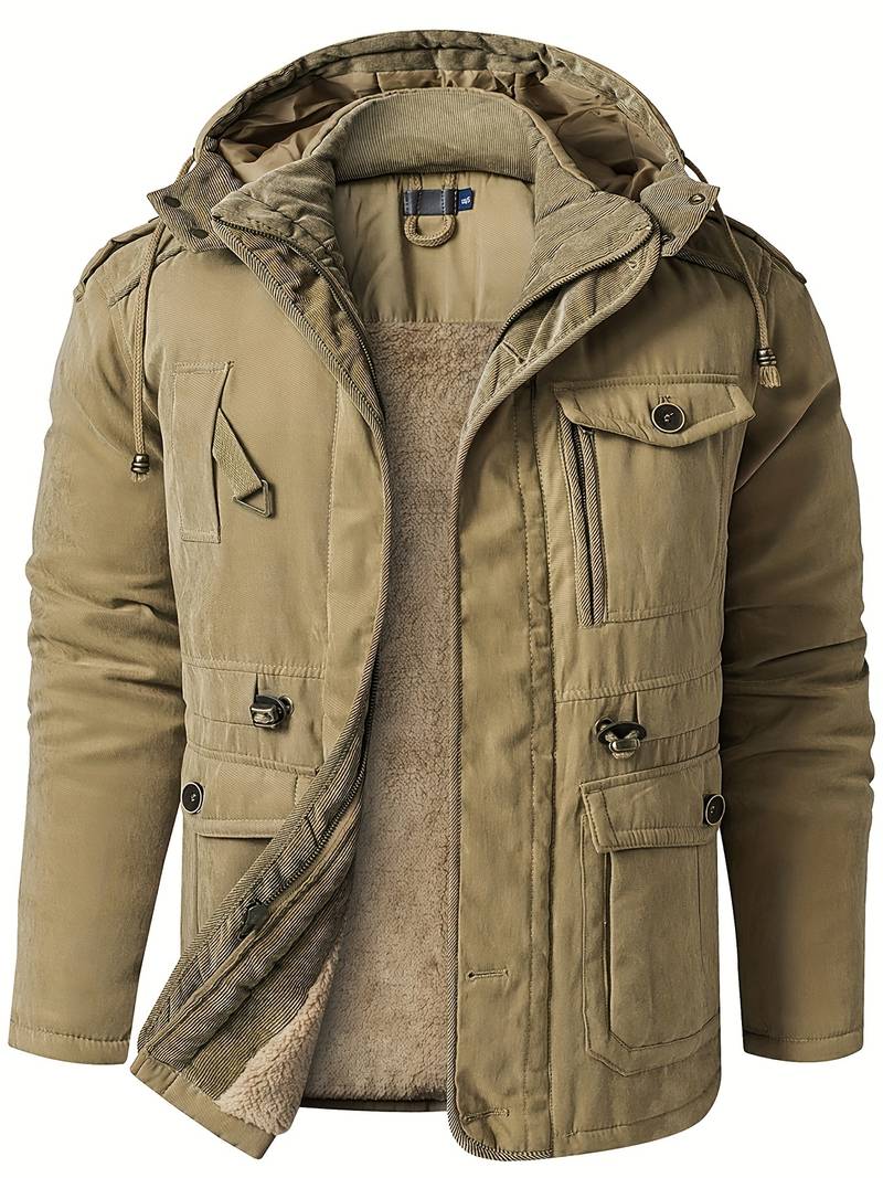 Parka d'hiver homme chaud et isolant