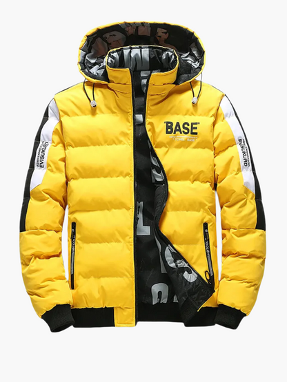 Doudoune matelassée hiver style urbain capuche