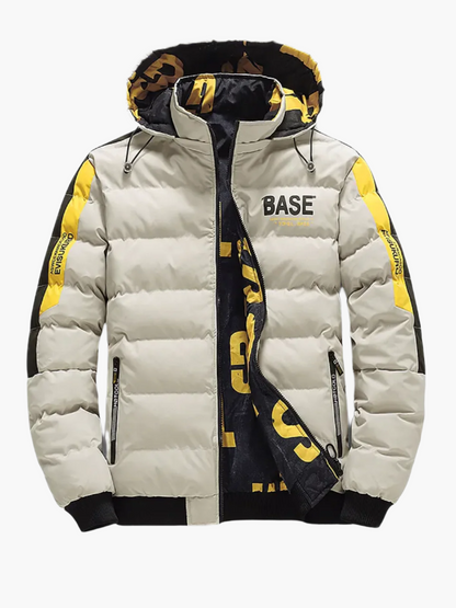 Doudoune matelassée hiver style urbain capuche