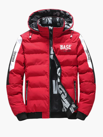 Doudoune matelassée hiver style urbain capuche