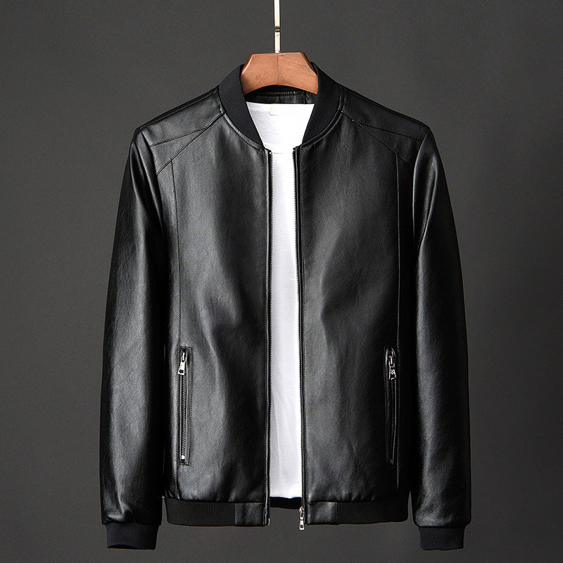 Blouson en cuir homme style motard