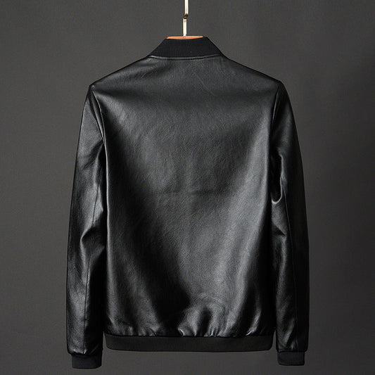 Lederjacke Herren Modern Biker - IdealeKleiden