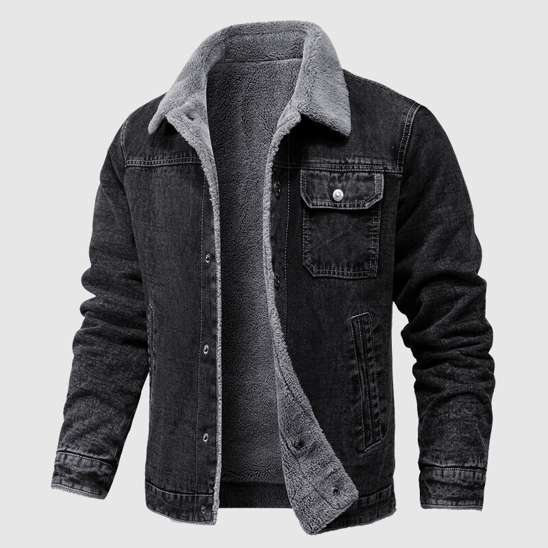 Veste polaire homme style rétro