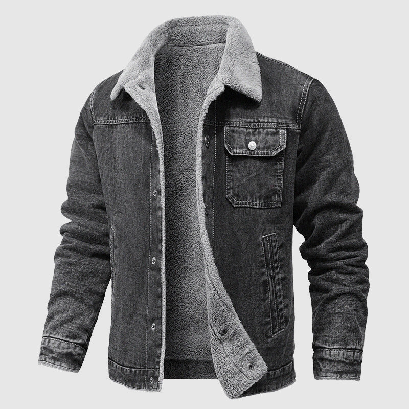 Veste polaire homme style rétro